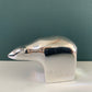 Dansk Designs Silver Polar Bear Paperweight Danish Swedish Office Presents