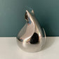 Boxed Dansk Designs Silver Cat Paperweight Swedish Danish Retro Vintage Office Job Work