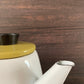Cathrine Holm Olive Green Lotus Tea Coffee Pot 1960s Norwegian Scandinavian Scandi Style Design