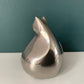 Dansk Designs Cat Silver Paperweight Swedish Scandinavian Design Scandi Style Retro Vintage
