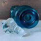 Vintage Holmegaard Danish Kluk ‘Drunken King’ Blue Glass Decanter Glug Bottle Carafe Gifts