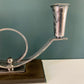 Art Deco Cohr Danish Silver Bronze Modernist Candle Holder Candleabra 1920s 1930s