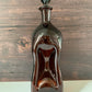 Vintage Scandinavian Kluk Glug Pinched Glass Decanter Bottle Carafe