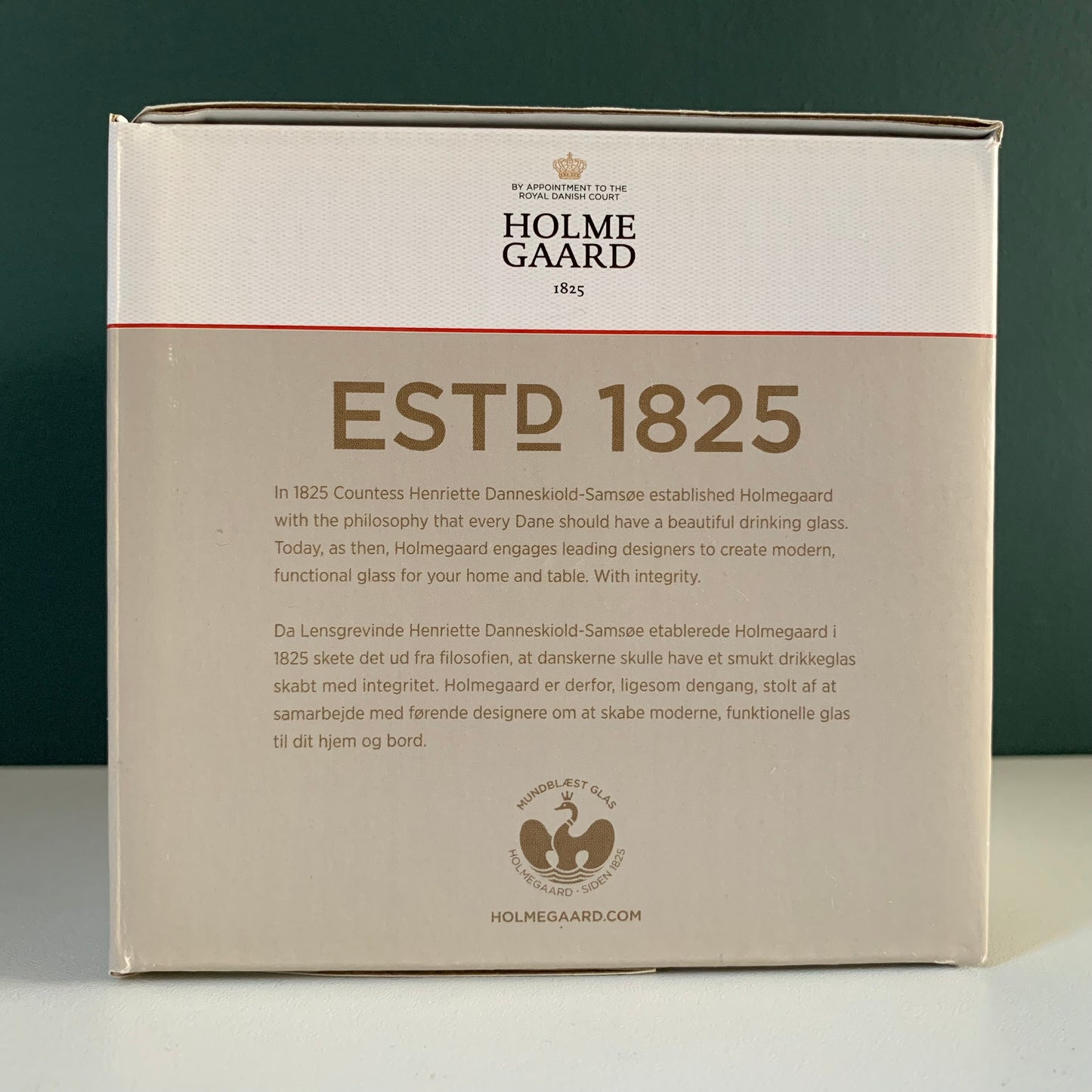 Holmegaard Danish Design With Light Glass Dish