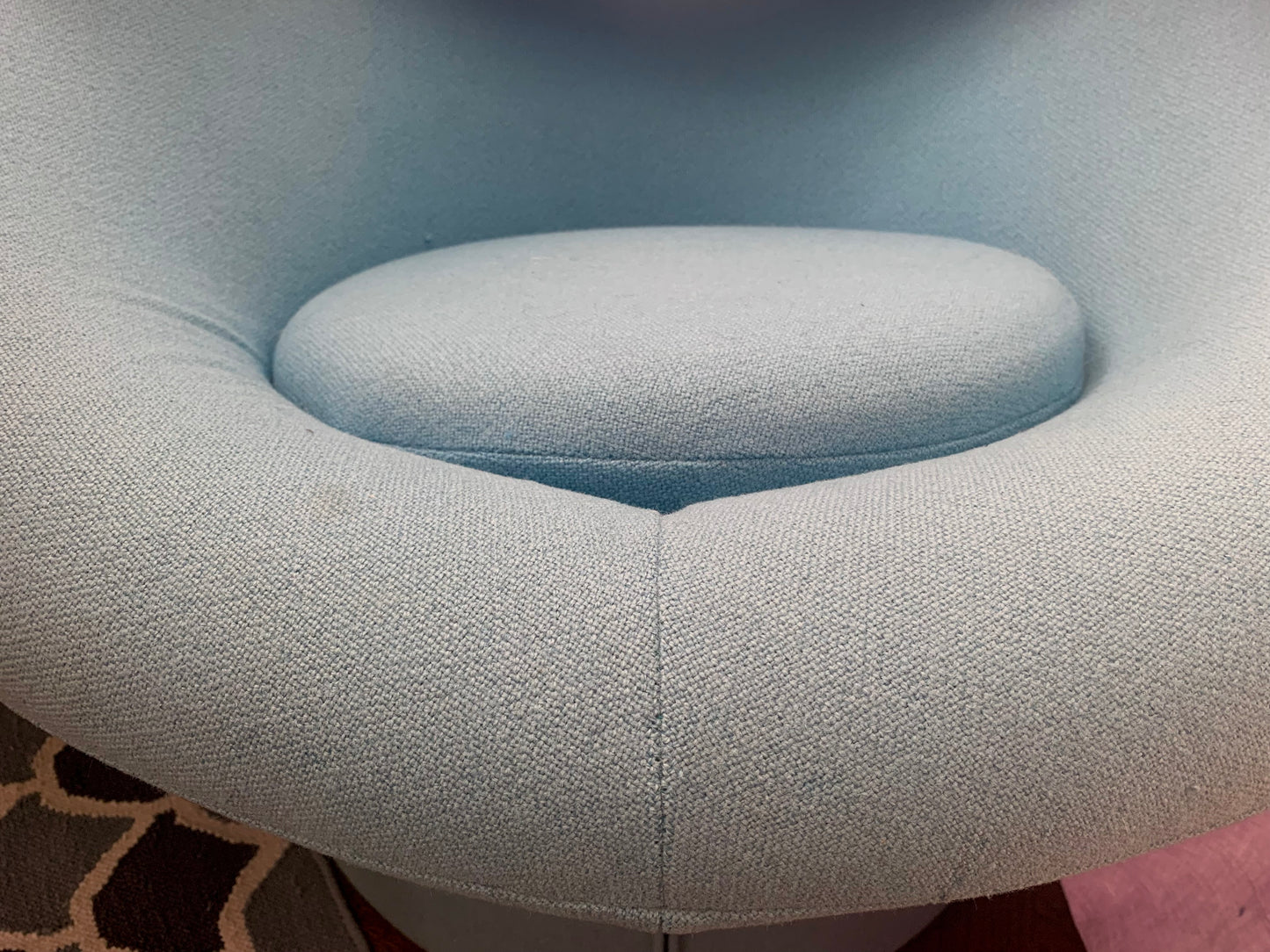 Vintage Pierre Paulin for Artifort Blue Mushroom Chair