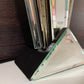 Vintage Art Deco Style Mirror Glass Table Lamp 1980s