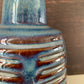 Soholm Pottery Blue Danish Table Lamp Vintage 1960s Retro 1012