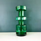 Riihimaki Emerald Green Cog Glass Vase 1960s 1970s Camshaft Industrial Style Finnish Retro