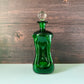 Vintage Holmegaard Danish Kluk Green Glass Decanter Glug Bottle Carafe Gifts