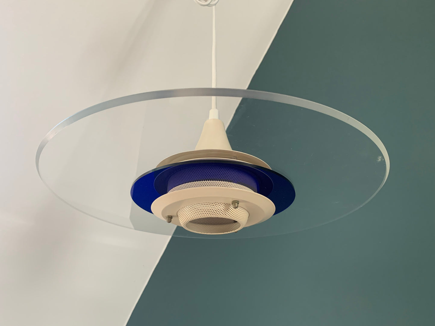 Mid Century Danish Ceiling Pendant Lamp Space Age Retro Scandinavian