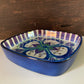 Royal Copenhagen Tenera Purple Green Danish Ceramic Dish Scandinavian Pottery Vintage