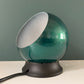 Swedish Metallic Green Ball Table Lamp 1970s Retro Light Atomic Era Frandsen