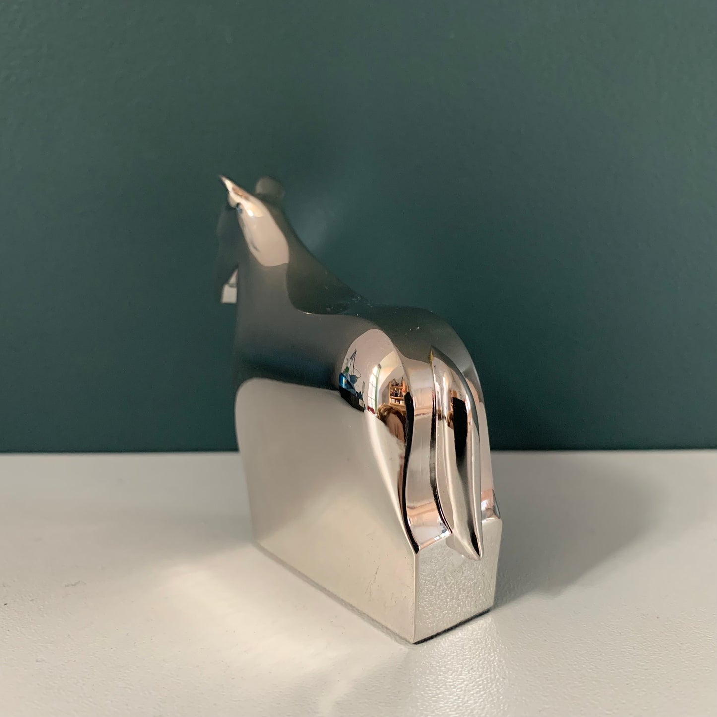 Vintage Dansk Silver Horse Paperweight Boxed Danish Designs Gifts