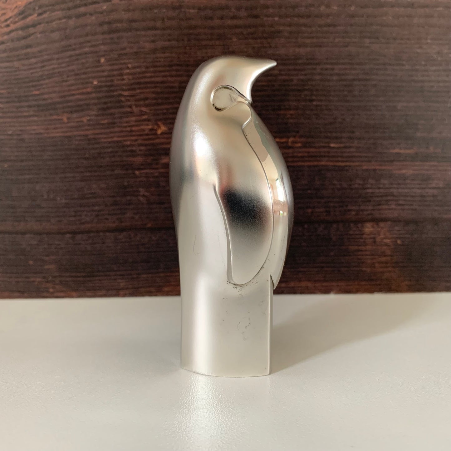 Dansk Designs Silver Penguin Paperweight Danish Swedish Home Office Work Gift Present
