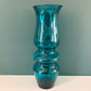 Ryd Swedish Turquoise Blue Glass Bud Vase 1960s 1970s Vintage Retro Scandinavian