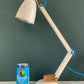 Vintage British White Maclamp Desk Lamp 1970s Office Retro Conran Design