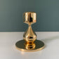 Asmussen 1 Drop Danish Gold Plated Candle Stick Holder 1970s Hamlet