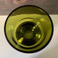 Riihimaki Olive Green Glass Vase 1960s 1970s 1472 Khaki Avocado Style Finnish Retro