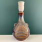 Soholm Pottery Purple Amber Danish Table Lamp Vintage 1960s Retro Scandinavian Light 1027