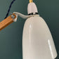 British 1970s White Maclamp Desk Lamp Retro Conran Design