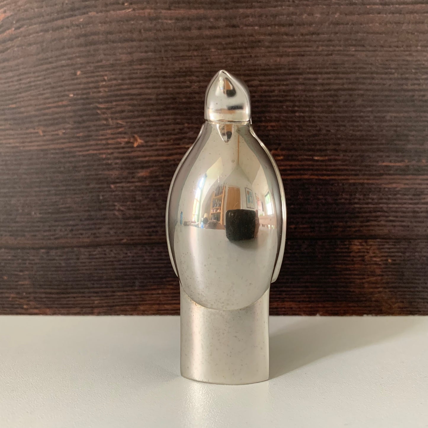 Dansk Designs Silver Penguin Paperweight Danish Swedish Home Office Work Gift Present R