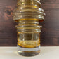 Vintage Riihimaki Finnish Amber Yellow Sputnik Glass Vase 1970s Space Age