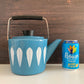 Cathrine Holm Blue Lotus Kettle 1960s Norwegian Scandinavian Scandi Style Design