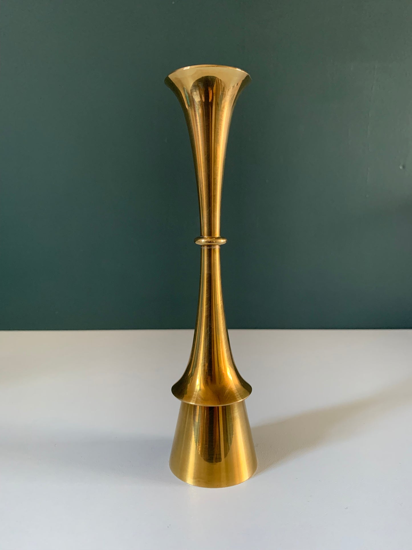 Vintage Danish Brass Candle Sticks Holder Quistgaard Retro 1950s 1960s Scandinavian