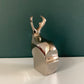 Dansk Designs Silver Reindeer Paperweight Danish Swedish Gifts Presents Retro