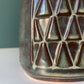 Mid Century Soholm Pottery Blue Green Danish Table Lamp 1960s Retro Scandinavian 1036