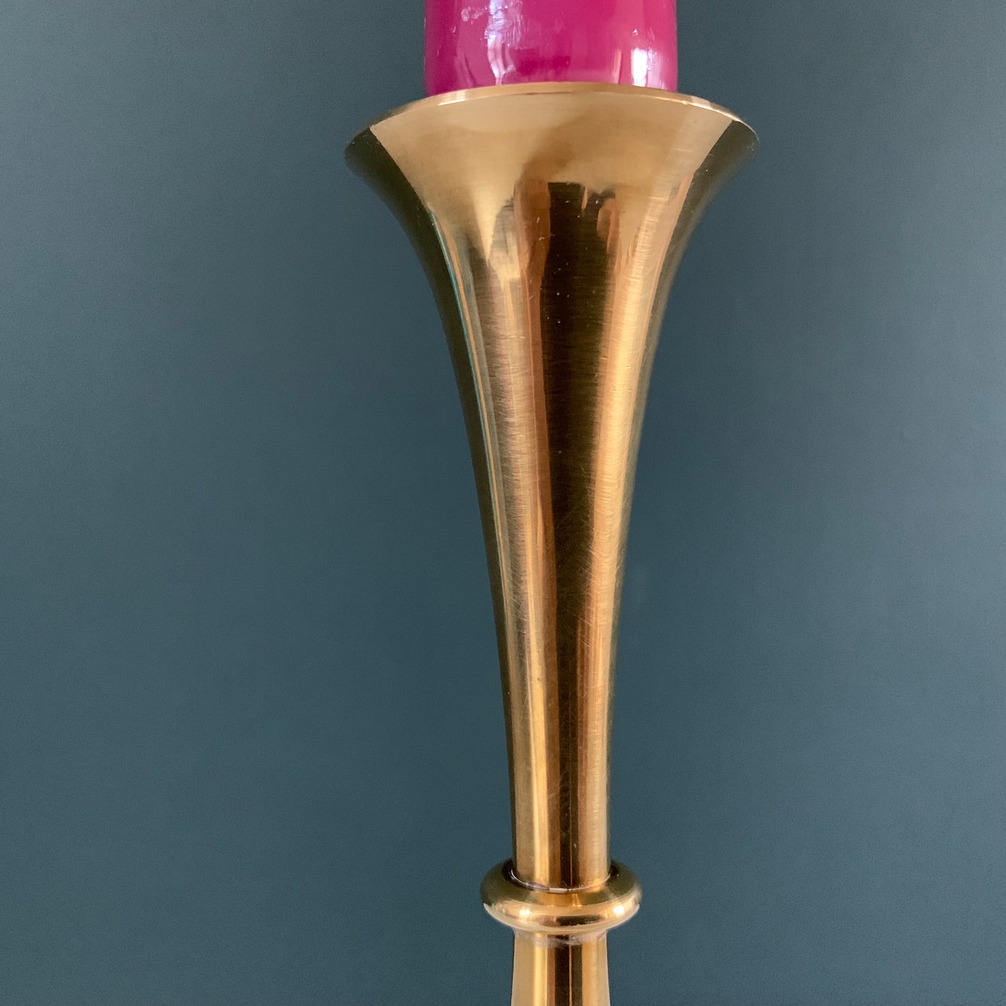 Vintage Danish Brass Candle Sticks Holder Quistgaard Retro 1950s 1960s Scandinavian