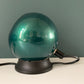 Swedish Metallic Green Ball Table Lamp 1970s Retro Light Atomic Era Frandsen