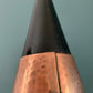 Mid Century Danish Solid Hammered Copper Cone Pendant Lamp Ceiling Light Scandinavian Industrial
