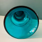 Ryd Swedish Turquoise Blue Glass Bud Vase 1960s 1970s Vintage Retro Scandinavian