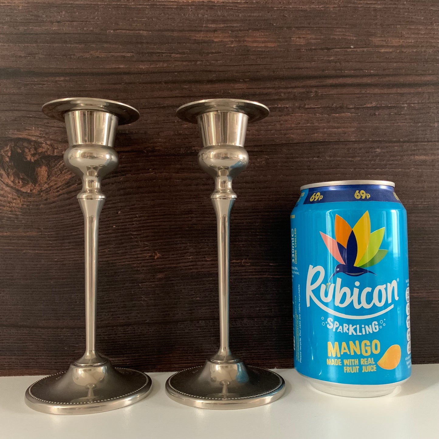 Antique/Vintage English Silver Candle Sticks British Victorian