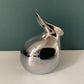 Dansk Silver Bunny Rabbit Paperweight Boxed Danish Designs Gifts Office Work Job Presents Retro