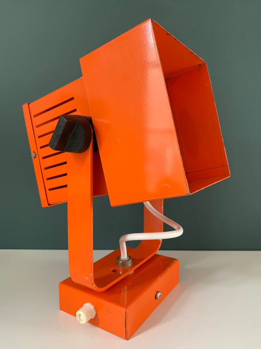 Vintage Danish Finnerup Orange Spot Light Ceiling Wall Lamp Industrial Design