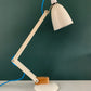 Vintage British White Maclamp Desk Lamp 1970s Office Retro Conran Design