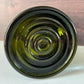 Riihimaki Olive Green Glass Vase 1960s 1970s 1472 Khaki Avocado Style Finnish Retro