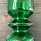 Riihimaki Emerald Green Glass Vase Tamara Aladin 1472 Vintage 1960s 1970s Scandinavian Finnish Retro