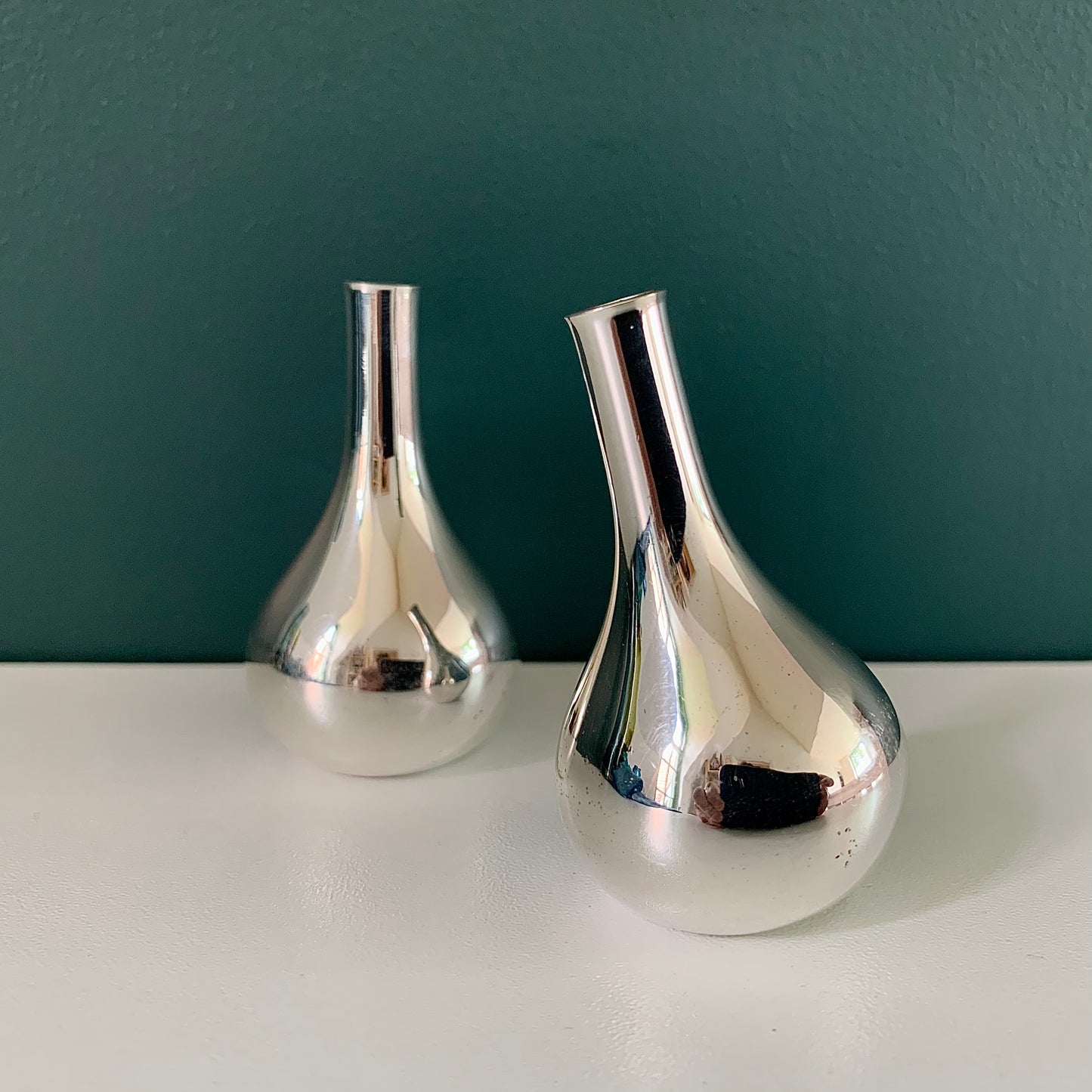 Dansk Designs Quistgaard Silver Onion Candle Holders Danish