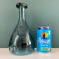 Holmegaard Blue Glass Cherry Elsinore Viking Decanter Carafe Bottle