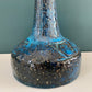 Mid Century Sejer Pottery Danish Blue Ceramic Table Lamp