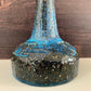 Mid Century Sejer Pottery Danish Blue Ceramic Table Lamp