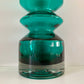 RARE Riihimaki Turquoise Green Glass Vase Tamara Aladin 1472 - Large Size