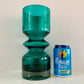 RARE Riihimaki Turquoise Green Glass Vase Tamara Aladin 1472 - Large Size