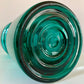 RARE Riihimaki Turquoise Green Glass Vase Tamara Aladin 1472 - Large Size