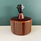 Poole Pottery Helios Brown Table Lamp Bedside British English 1960s Mid Century Modern