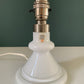 Vintage Holmegaard Royal Copenhagen Carine Danish White Glass Table Lamp