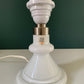 Vintage Holmegaard Royal Copenhagen Carine Danish White Glass Table Lamp